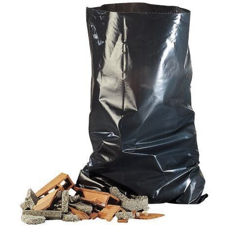 DULARY Sacs à gravats noirs 60x100cm x10