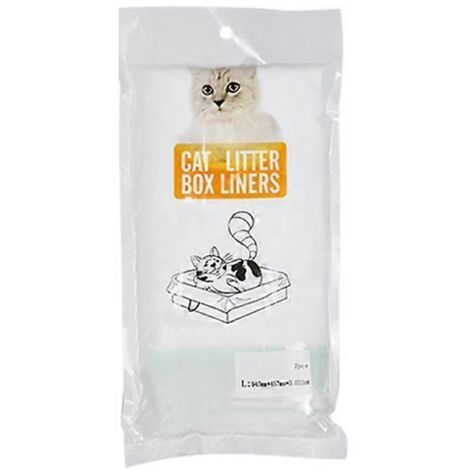 Sacs à litière pour chat avec cordon de serrage, grands sacs de déchets pour bac à litière, sachets filtrants anti-odeurs pour litière féline, format large.