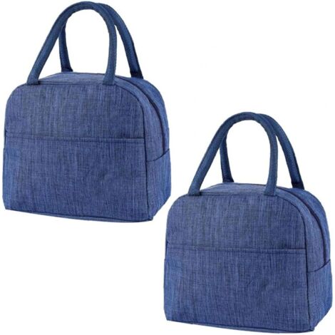 Sacs à lunch isothermes 2PCS, bleu tibétain
