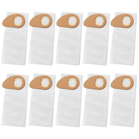 Sacs à poussière de rechange pour aspirateur Nilfisk Buddy II 12/18 : 10 sacs poubelle non tissés de rechange (pièces de rechange)