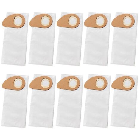 Sacs à poussière de rechange pour aspirateur Nilfisk Buddy II 12/18 - Accessoires - Sacs à poussière non tissés blancs remplaçables-AquaForge