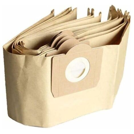 Sacs à poussière pour aspirateur Kärcher WD3 – Lot de 5 – Sacs à poussière droits
