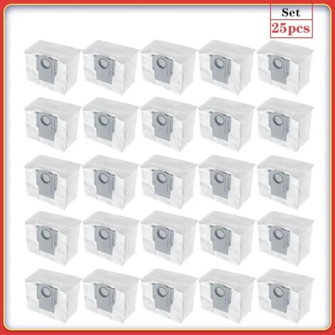 Sacs à poussière pour aspirateur robot Roborock S8 Pro Ultra, Roborock S7 Maxv Ultra, Roborock Q7 Max+, Roborock Q8 Max Puls Ultra-AquaForge