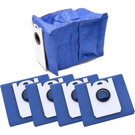 Lot de 5 Sacs d'aspirateur Accessoires Grande Capacité de 2,5 L, pour Xiaomi X10/X20/L10/M40 Robot Vacuum