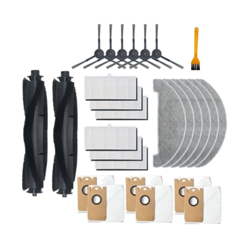 Forehill - Sacs à PoussièRe pour Brosse Principale Tissu de Vadrouille Brosse LatéRale PièCes de Filtre Hepa pour Accessoires D'Aspirateur