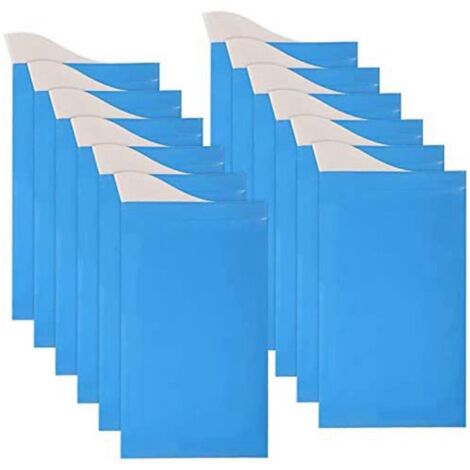 Sacs à urine jetables pour urinoir de camping et de voyage, lot de 12, bleus