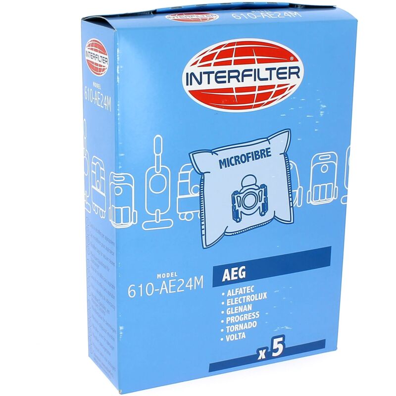 Sacs aspirateur par 4 microfibre 35601430 - aspirateur