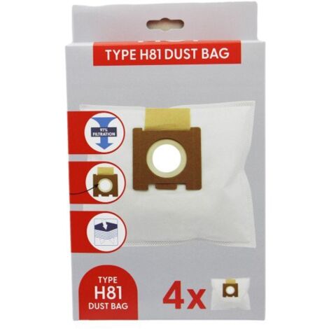 NO BRAND Sacs aspirateurs type h81 boite de 4 sacs Fideale 5401101000800