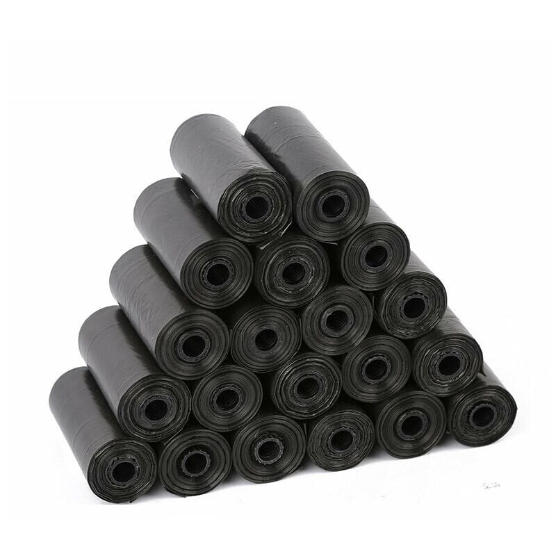 Sacs à crottes pour chiens, extra épais et grands sacs à crottes pour chiens de ramassage 50 rouleaux, sacs à crottes anti-fuites non parfumés pour