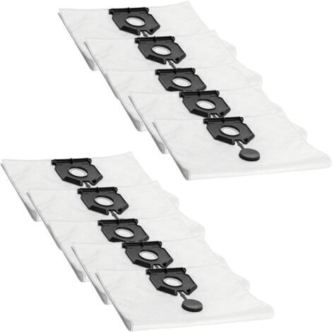 Sacs d'Aspirateur Karcher 2.889-154.0, Lot de 10, 420 x 645 mm, Compatible avec NT 30/1 Ap L et NT 30/1 Ap Te L