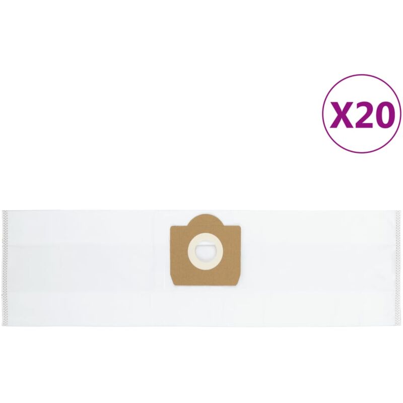 Sacs d'aspirateur pour Kärcher 6.959-130.0 20 pcs - Vidaxl