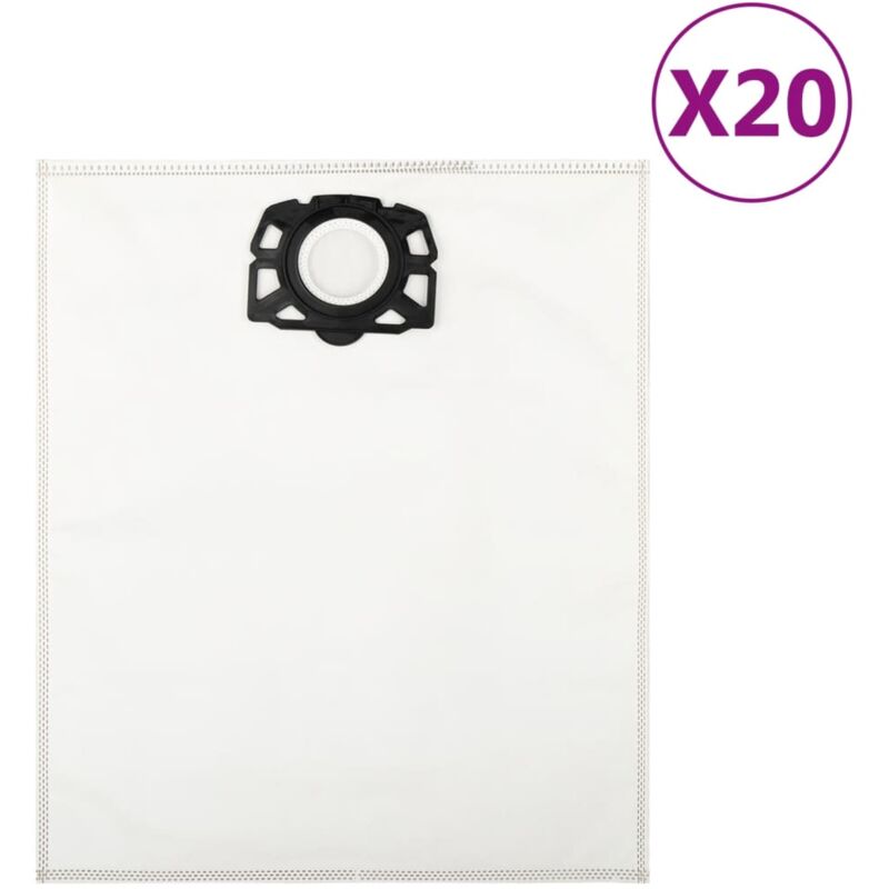 Sacs d'aspirateur pour Kärcher WD4 20 pcs - Vidaxl