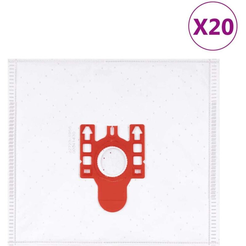 Sacs d'aspirateur pour Miele fjm 20 pcs Vidaxl