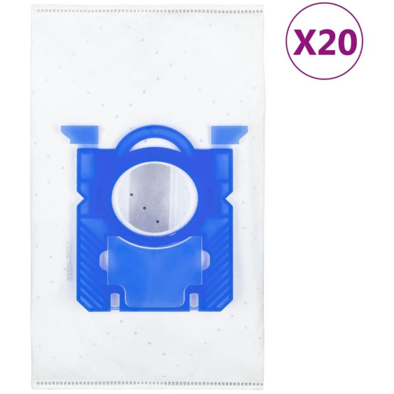 Vidaxl - Sacs d'aspirateur pour Philips S-Bag 20 pcs