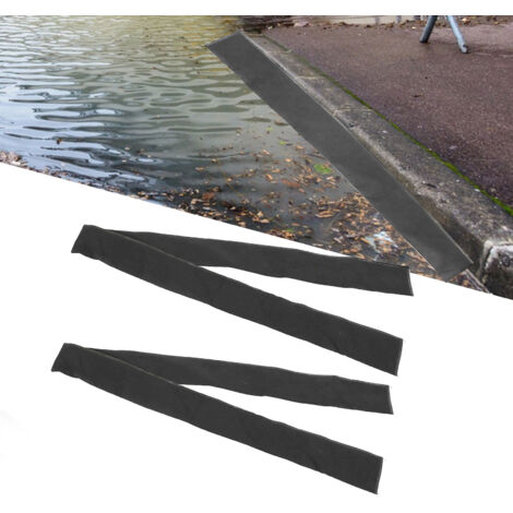 Sacs de barrage anti-inondation 2 pièces, barrière d’expansion absorbante autodéveloppante en non-tissé et résine absorbante pour garage et sous-sol