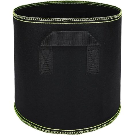Sacs de culture de 15 gallons – Pot de en tissu épais non tissé, conteneurs de pépinière respirants réutilisables, grande capacité – pour la maison, le balcon, les patios extérieurs