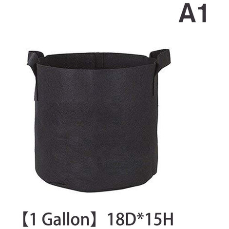 Sacs de culture en feutre de 1 à 10 gallons, Pot de culture en tissu de jardinage, pour légumes et fleurs,A1