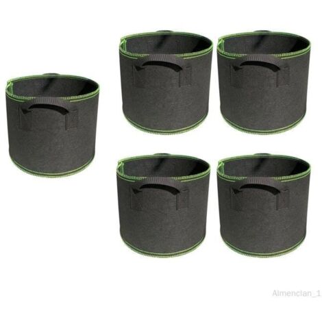 Sacs de culture en non-tissé respirants pour pommes de terre avec poignée, capacité 5 gallons.
