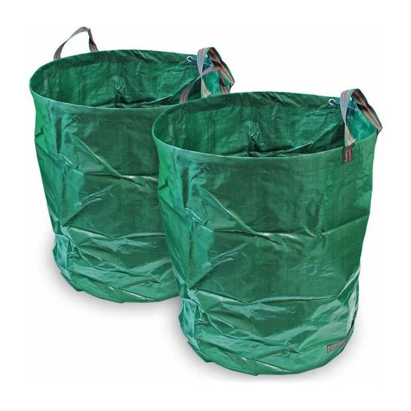 L&h-cfcahl - Sacs de déchets de jardin en polypropylène robuste de 500 litres 2 pièces Extérieur