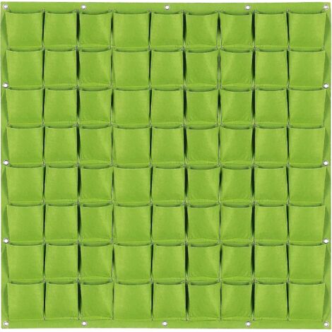 Sacs de fleurs suspendus pour fraisiers - Lot de 3 - Vert