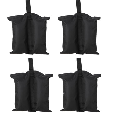 Sacs de lestage polyvalents haute résistance Oxford 600D PVC, 4 sacs lestables de 44x41cm pour abris, tonnelles et événements extérieurs
