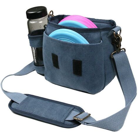 Sacs de rangement Sac de démarrage de golf Sac de frisbee de golf Sac de pratique de golf Sac de messager à bandoulière (bleu)