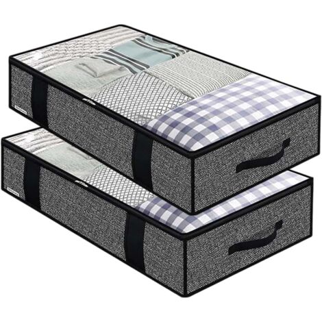 Sacs de Rangement sous Lit Poche Organisateur Transparent Pour Vêtements