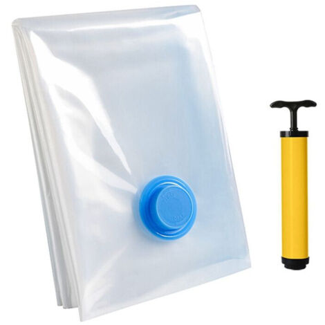 Sacs de rangement sous vide grande capacité, sacs de rangement compressibles pour vêtements, sacs peu encombrants et refermables, sacs de rangement pliables