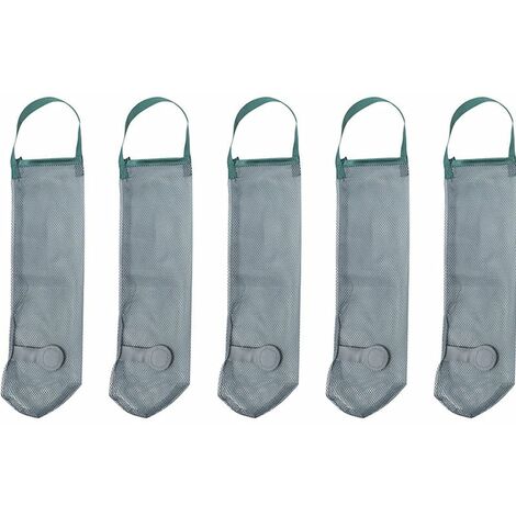 Sacs De Rangement Suspendus Sacs À Oignons Sacs En Filet À Ail Sacs À Pommes De Terre Longs Et Grands Sacs De Stockage En Filet Réutilisables Sacs À Fruits Et Légumes Sac À Ordures Pour La Maison Rv C