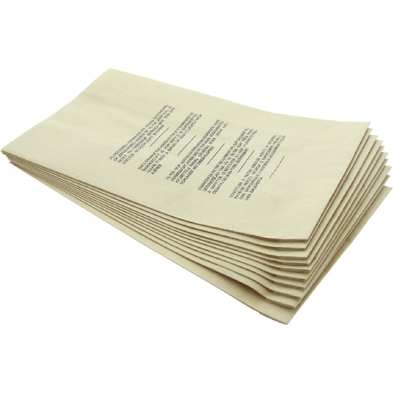 Kit 10 sacs en papier de rechange pour aspirateur mod. Piscines aquatiques