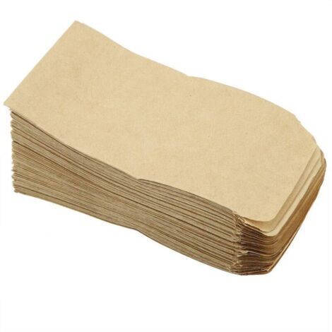 Sacs de Stockage de Graines, 100pcs Sacs en Papier Kraft Cors Emballage Sac de Stockage Style Enveloppe pour Graines de Riz de blé (Adhésif 6 11)