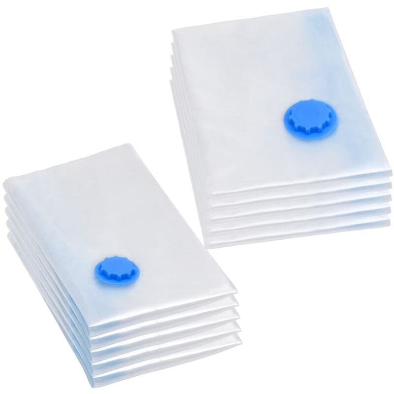 Vidaxl - Sacs de voyage sous vide Sacs de vêtements 2 tailles 10 pcs