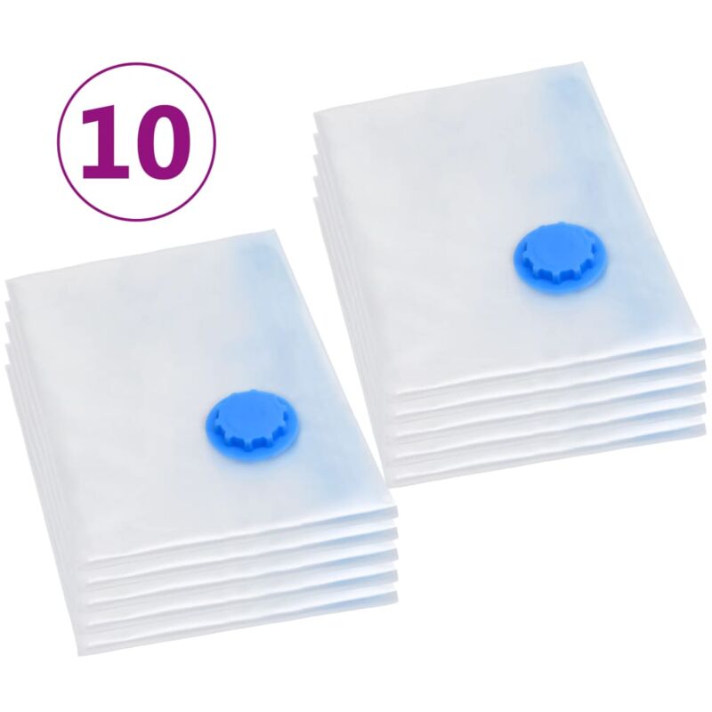 Sacs de voyage sous vide Sacs de vêtements 120x70 cm 10 pcs