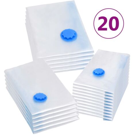 Sacs de voyage sous vide Sacs de vêtements 3 tailles 20 pcs CFW564020