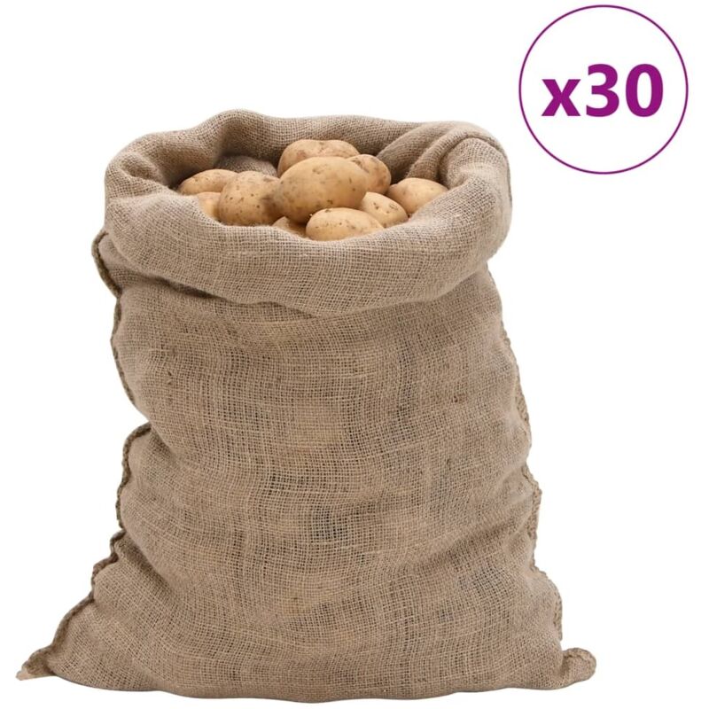 Vidaxl - Sacs en jute 30 pcs 60x105 cm 100 % jute 220 g/m²