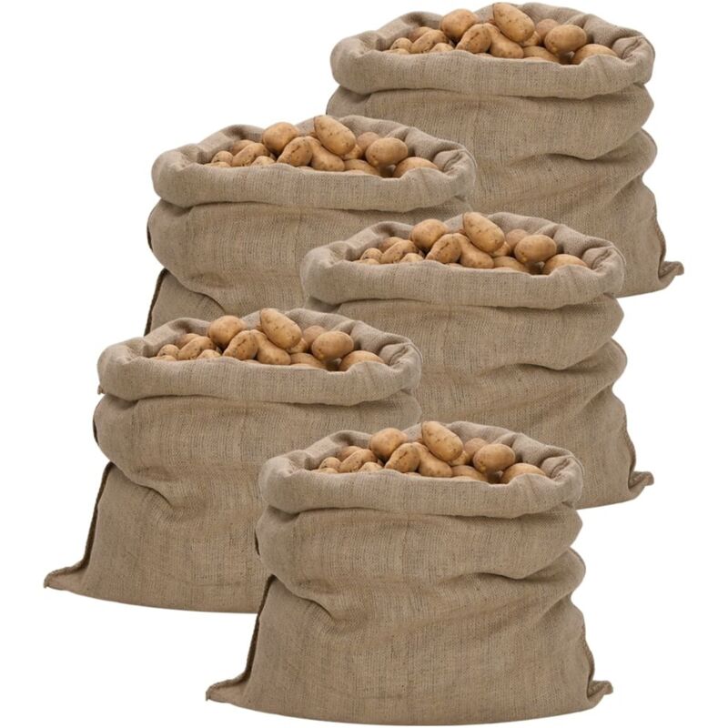 Vidaxl - Sacs en jute 5 pcs 100x110 cm 100 % jute 340 g/m²