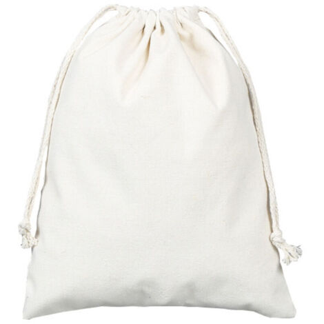 Sacs en tissu en coton Ensemble de 10 pièces - sacs à cordon sacs à pain sacs à fruits et légumes - rangement - DIY durable-24 x 32cm