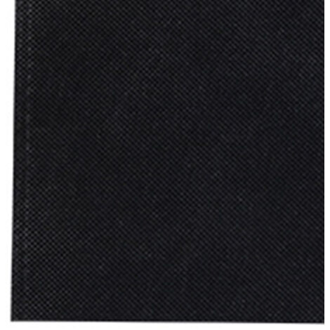Sacs en tissu non tissé éco-friendly - Lot de 50 sacs tote plats noir 25x35cm avec poignées renforcées, capacité de charge élevée