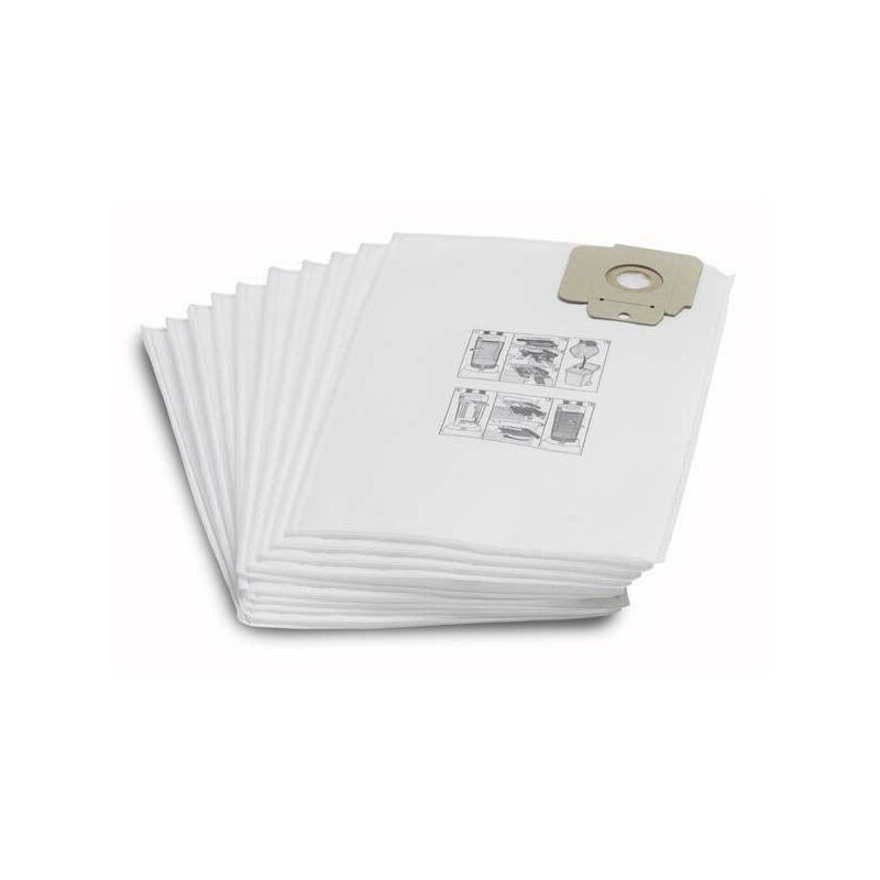 Sacs filtrants non tissés (x10) - 69043050 Karcher