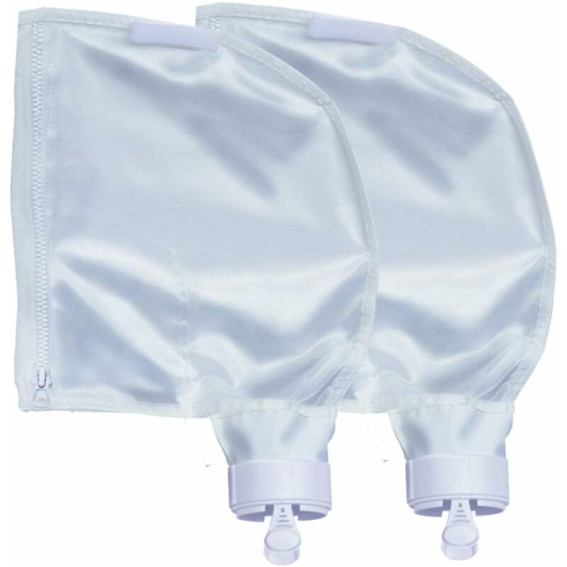 Guazhunifr - Sacs Filtrants pour Nettoyeur de Piscine 2 Pièces, Sacs Filtrants pour Piscine pour Polaris 280/480, Sac Filtrant à Fermeture éclair,