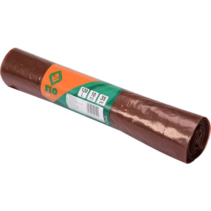 Sacs poubelle de jardin 200L perforé sac pour déchets de jardin lot de 10 sacs poubelle - Vorel