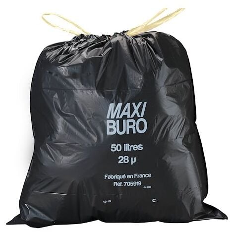 Sacs poubelle compostables 25/50 pièces, sac de déchets