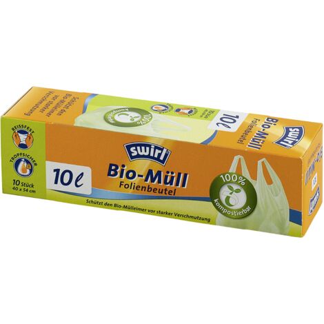 Sacs poubelle à pédale Swirl BIO avec poignée 10 L 10 pièces