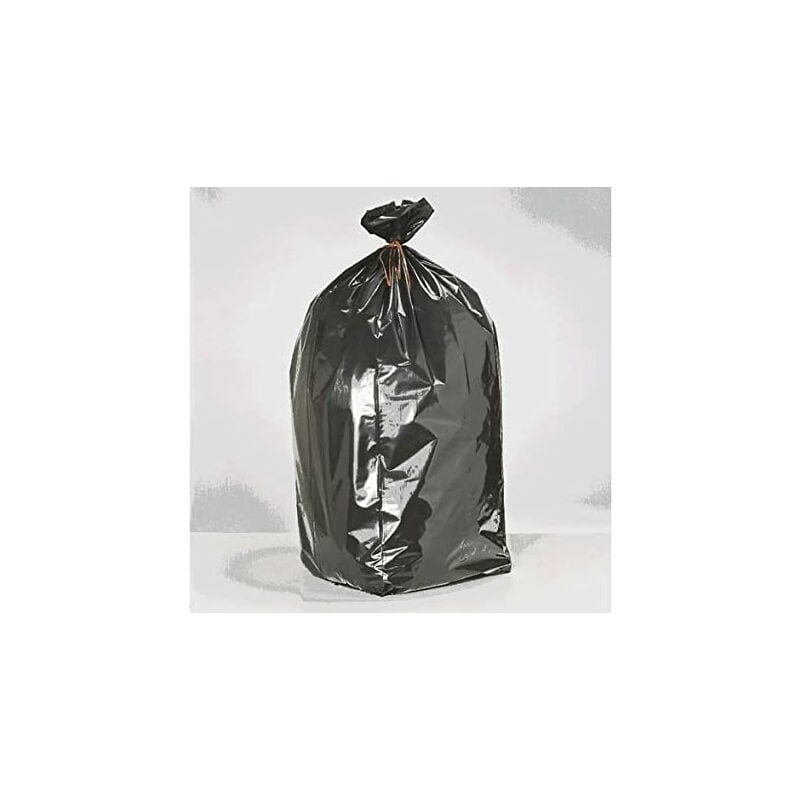 Le Plus De L'entretien - sacs poubelle noir haute resistance - 160 litres - carton de 100 sacs