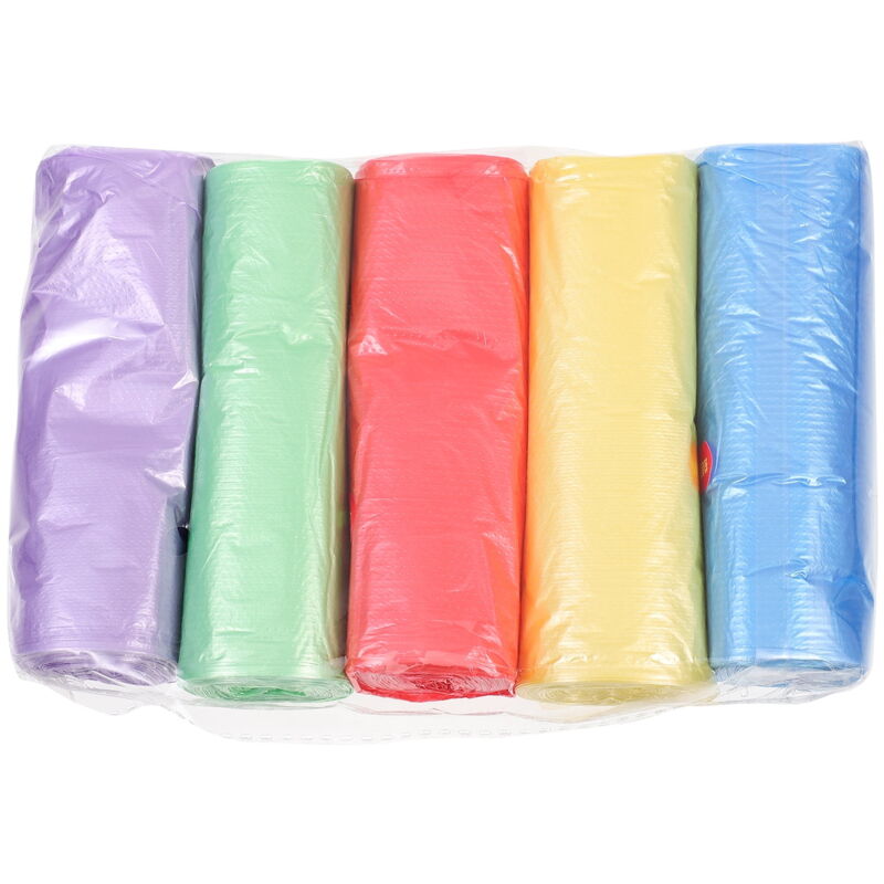 Sacs poubelles 125 pièces Petits sacs poubelles Sac poubelle coloré Petit sac poubelle Porte-poubelle de chambre