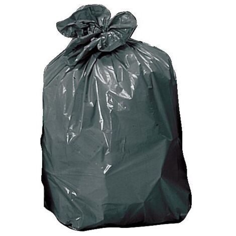 Sacs poubelles noirs à soufflets 100 litres 820x870 mm épaisseur 35µ carton de 200 sacs