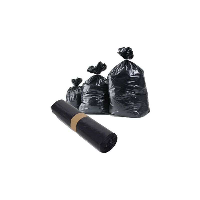 Notre Selection - 200 sacs poubelle noirs 110l pebd standard - SAC110150 - Noir