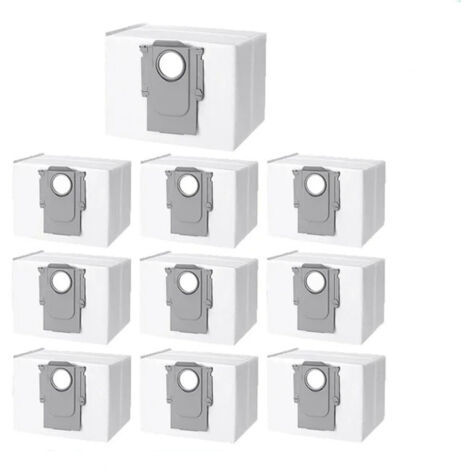Sacs pour aspirateur Roborock Q7, Q5, Q8, etc. - Lot de 10-AquaForge