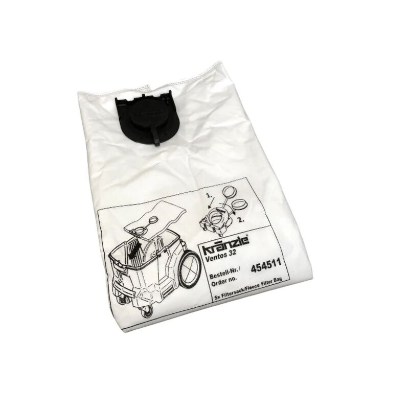 Sacs à poussière en molleton, x5