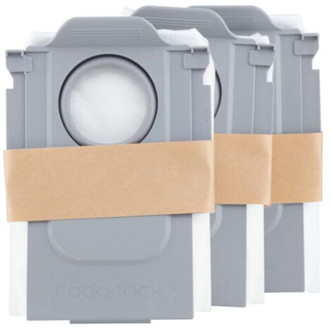 Sacs Roborock pour station de vidange Q Revo S8 MaxV Saros 10R Z70 - 3 sacs